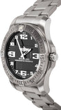 Breitling Aerospace Evo Black Dial Silver Steel Strap Watch for Men - E79363101B1E1