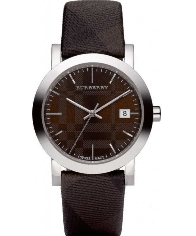 Burberry Smoked Brown Dial Brown Leather Strap Watch for Women Burberry Smoked Brown Dial Brown Leather Strap Watch for Women