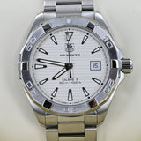 Tag Heuer Aquaracer White Dial Watch for Men - WAY2111.BA0928