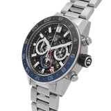 Tag Heuer Carrera Chronograph Blue Dial Silver Steel Strap Watch for Men - CBG2A1Z.BA0658