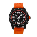 Breitling Endurance Pro Black Dial Orange Rubber Strap Watch for Men - X82310A51B1S1