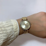 Michael Kors Darci Gold Dial Gold Steel Strap Watch for Women - MK3365