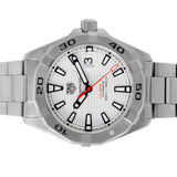 Tag Heuer Aquaracer Automatic White Dial Silver Steel Strap Watch for Men - WBD2111.BA0928