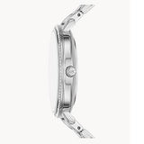 Michael Kors Pyper Grey Dial Silver Steel Strap Watch For Women - MK4672