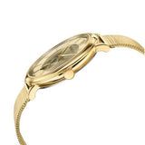 Versace Quartz Gold Dial Gold Mesh Bracelet Watch For Men - VBP07017