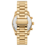 Michael Kors Janelle Quartz Gold Dial Gold Steel Strap Watch For Women - MK7381