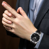Jam Tangan Tissot T Classic Tradition Chronograph Dial Hitam Tali Kulit Hitam Untuk Pria - T063.617.16.057.00