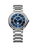 Maurice Lacroix Fiaba Moonphase Blue Dial Silver Steel Strap Watch for Women - FA1084-SS002-420-1