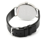 Calvin Klein Evan Black Dial Black Leather Strap Watch for Men - K7B211CZ