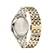 Versace Univers Quartz Green Dial Two Tone Steel Strap Watch for Men - VEBK00718