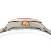 Marc Jacobs Peeker Silver Dial Two Tone Steel Strap Watch for Women - MBM3375