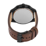 Fossil Brox Multifunction Brown Dial Brown Leather Strap Watch for Men - BQ2802