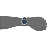 Emporio Armani Dress Quartz Blue Dial Blue Leather Strap Watch For Men - AR2501