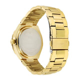 Guess Viva Diamonds Gold Dial Gold Steel Strap Watch for Women - W0111L2