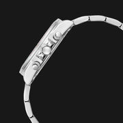 Guess Sol Chronograph Crystals Multicolor Dial Silver Steel Strap Watch For Women - GW0483L1