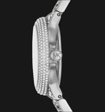 Michael Kors Camille Multifunction Crystals Silver Dial Silver Steel Strap Watch For Women - MK6996