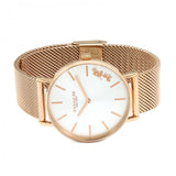 Coach Perry White Rose Gold Mesh Bracelet Watch for Women - 14503126