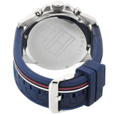 Tommy Hilfiger Decker Blue Dial Blue Rubber Strap Watch for Men - 1791476