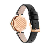 Gucci Diamantissima Quartz Black Dial Black Leather Strap Watch for Women - YA141501