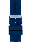 Guess Delta Blue Dial Blue Silicone Strap Watch for Men - GW0051G4