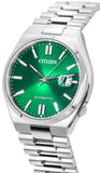 Citizen Tsuyosa Automatic Green Dial Silver Steel Strap Watch For Men - NJ0150-81X