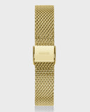 Guess Richmond Gold Dial Gold Mesh Bracelet Watch for Men - W1263G2