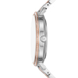 Michael Kors Pyper Quartz White Dial Two Tone Steel Strap Watch For Women - MK4667