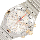 Breitling Chronomat B01 42 White Dial Silver Steel Strap Watch for Men - IB0134101G1A1