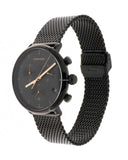 Calvin Klein High Noon Black Dial Black Mesh Bracelet Watch for Women - K8M27421