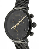 Calvin Klein High Noon Black Dial Black Mesh Bracelet Watch for Women - K8M27421