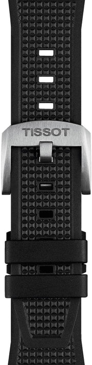 Tissot PRX Black Dial Black Rubber Strap Watch For Men - T137.410.17.051.00
