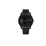 Tommy Hilfiger Denim Black Dial Black Rubber Strap Watch for Men - 1791555