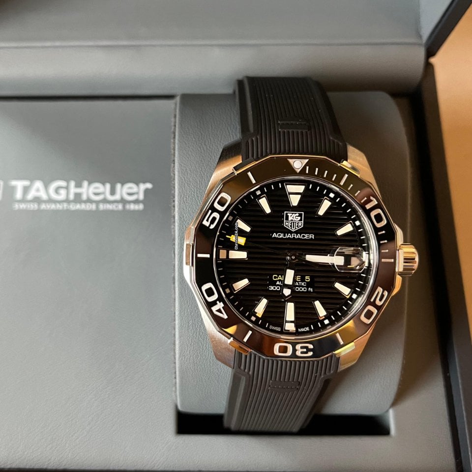 Tag Heuer Aquaracer Black Dial Watch for Men