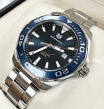 Tag Heuer Aquaracer Blue Dial Watch for Men - WAY101C.BA0746