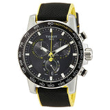 Tissot T Sport Supersport Chrono Tour De France Black Dial Black Nylon Strap Watch for Men - T125.617.17.051.00