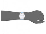 Tommy Hilfiger Brooke Silver Dial Light Blue Leather Strap Watch for Women - 1782023