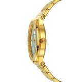 Versace Greca Silver Dial Gold Steel Strap Watch for Men - VEVI00520