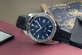 Tag Heuer Aquaracer Quartz Blue Dial Black Rubber Strap Watch for Men - WAY1112.FT8021