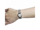 Calvin Klein Minimal SIlver Dial Silver Mesh Bracelet Watch for Women - K3M221Y6