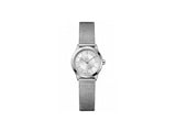 Calvin Klein Minimal White Dial Silver Mesh Bracelet Watch for Women - K3M23126