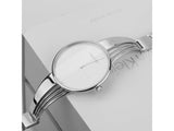 Calvin Klein Drift Silver Dial Silver Steel Strap Watch for Women - K6S2N116