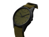 Calvin Klein Tone Green Dial Green NATO Strap Watch for Men - K7K514WL