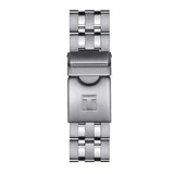 Tissot PRC 200 Chronograph Quartz Silver Dial Silver Steel Strap Jam Tangan Untuk Pria - T055.417.11.037.00