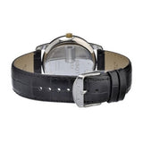 Tissot T Classic Dream Black Dial Black Leather Strap Watch for Men - T033.410.26.053.01