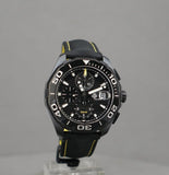 Tag Heuer Aquaracer Black PVD Dial Watch for Men - CAY218A.FC6361