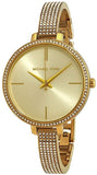 Michael Kors Jaryn Quartz Gold Dial Gold Steel Strap Watch For Women - MK3784