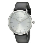 Calvin Klein High Noon Quartz White Dial Black Leather Strap Watch for Men - K8M211C6