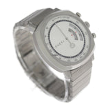 Gucci Grip Collection Quartz Silver Dial Silver Steel Strap Watch For Men - YA157302