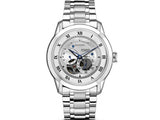 Bulova BVA Series Dual Aperture Silver Dial Silver Steel Strap Watch for Men - 96A118