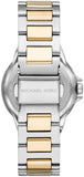 Michael Kors Camille Multifunction Silver Dial Two Tone Steel Strap Watch For Women - MK6982